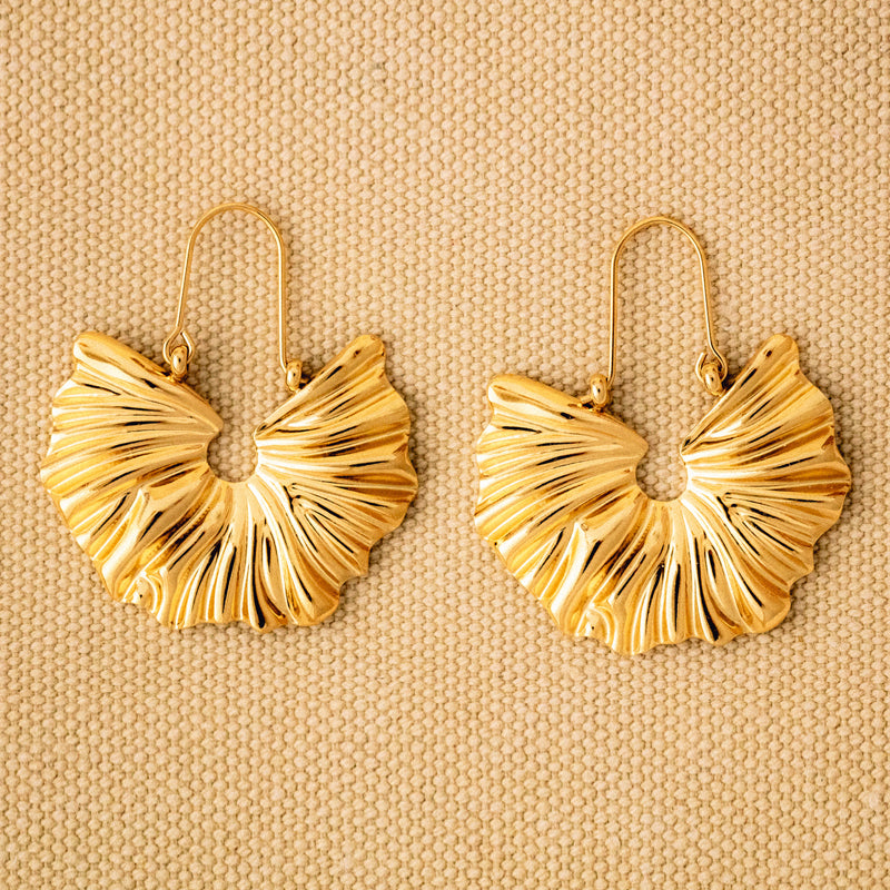 Golden Sea Treasure Earrings